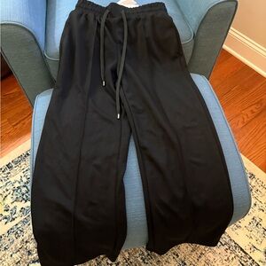 Black Wide-Leg Pants